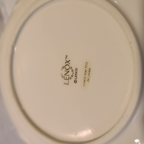 LENOX CHINA BOWLS (2) Rose Blossom Ivory gold trim Vintage set of 2 - Picture 4 of 7